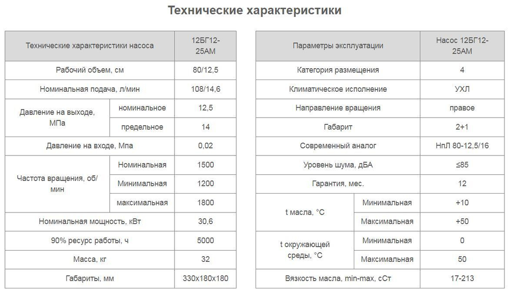 Насос 12БГ12-25АМ
