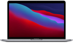 Ноутбук Apple MacBook Pro 13.3" A2338 (MYD92RU/A) /Apple M1 8 core 3.2ГГц/RAM 8GB/SSD 512GB/8 core GPU/2560*1600/Monterey/Mac Os/Подсветка кл-ры: Да/серый космос. Состояние: B1