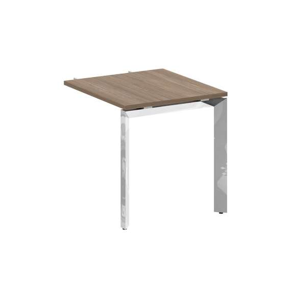 Onix Direct Lux Брифинг-приставка П-обр. м/к M-O.MP-BR-7 Дуб Аризона/Нержавеющая Сталь/Хром 780*720*