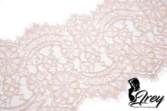 01-39 Кружево шантильи 20 см, кофе с молоком