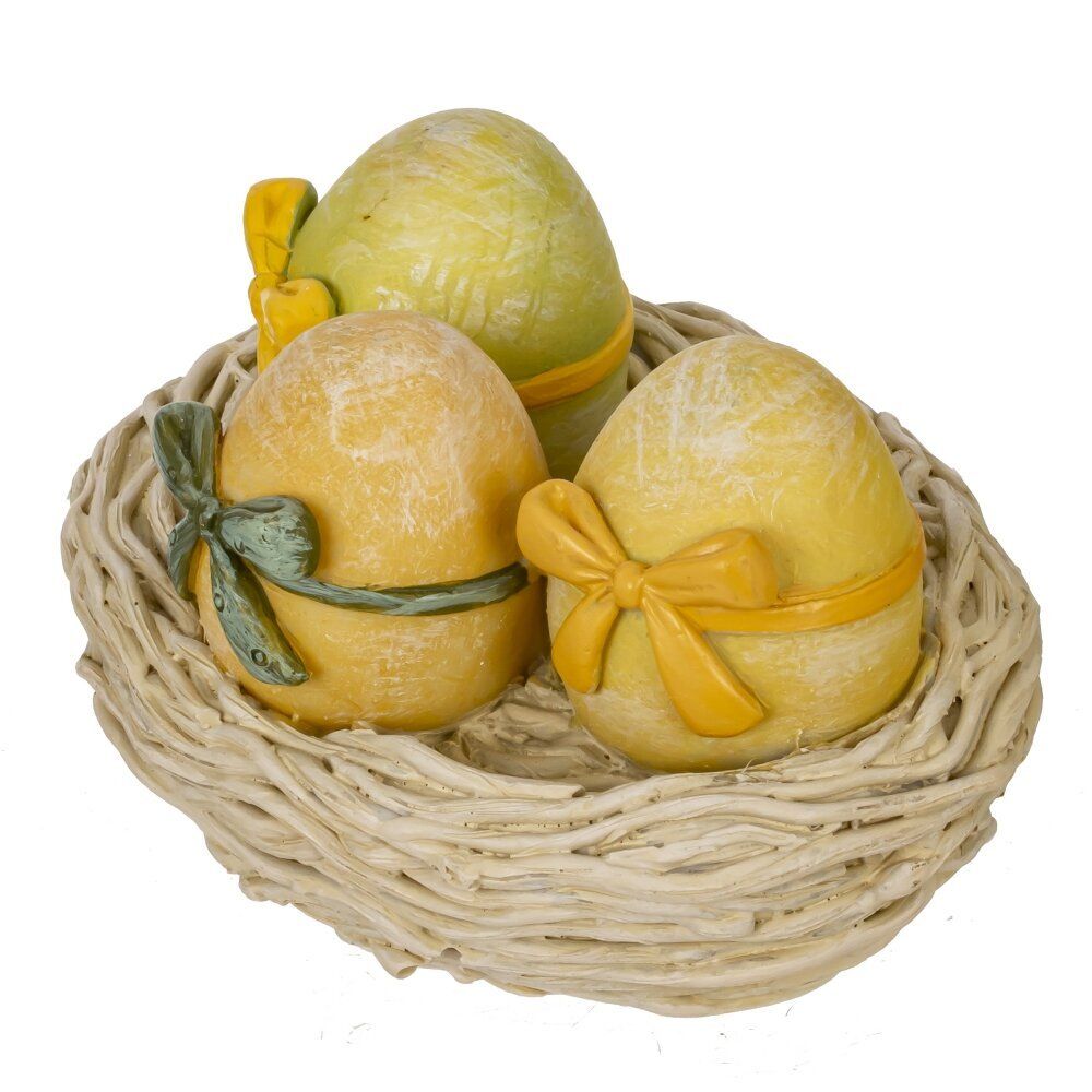 GAEM Фигурка декоративная "Яйца в гнезде", L9 W6 H6 см