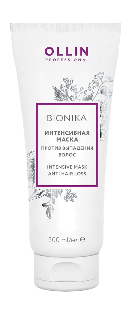 Интенсивная маска против выпадения волос «Intensive Anti Hair Loss» Bionika, Ollin, 200 мл Интенсивная маска против выпадения волос «Intensive Anti Hair Loss» Bionika, Ollin, 200 мл