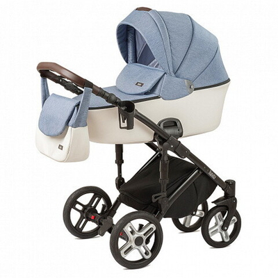 Детская коляска Nuovita Carro Sport 2 в 1 Denim bianco/Джинсово-белый
