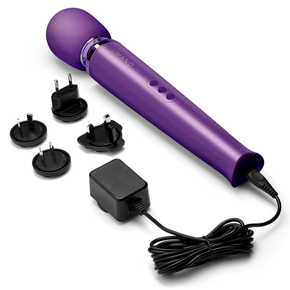 Фиолетовый вибратор 34см Le Wand Rechargeable Vibrating Massager LW-001-PUR