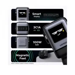 Ugreen X688 (45515B) UNO 100W 4-Port GaN Fast Charger EU Grey