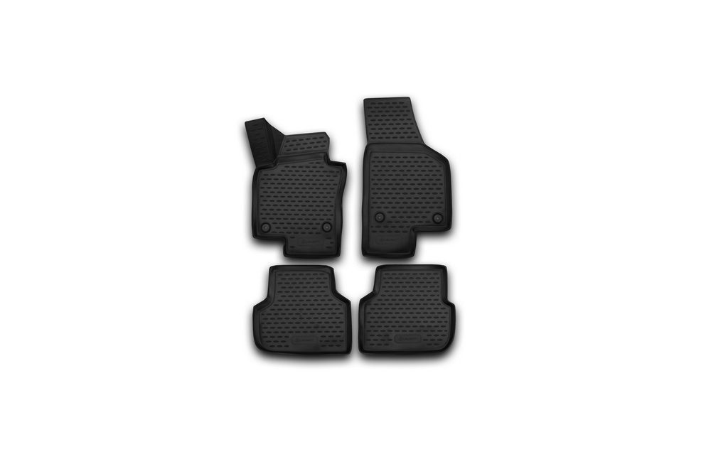 Коврики в салон для VW Jetta (VI, VIp) 2010-2018, 4 шт. (полиуретан) NLC.3D.51.35.210KH