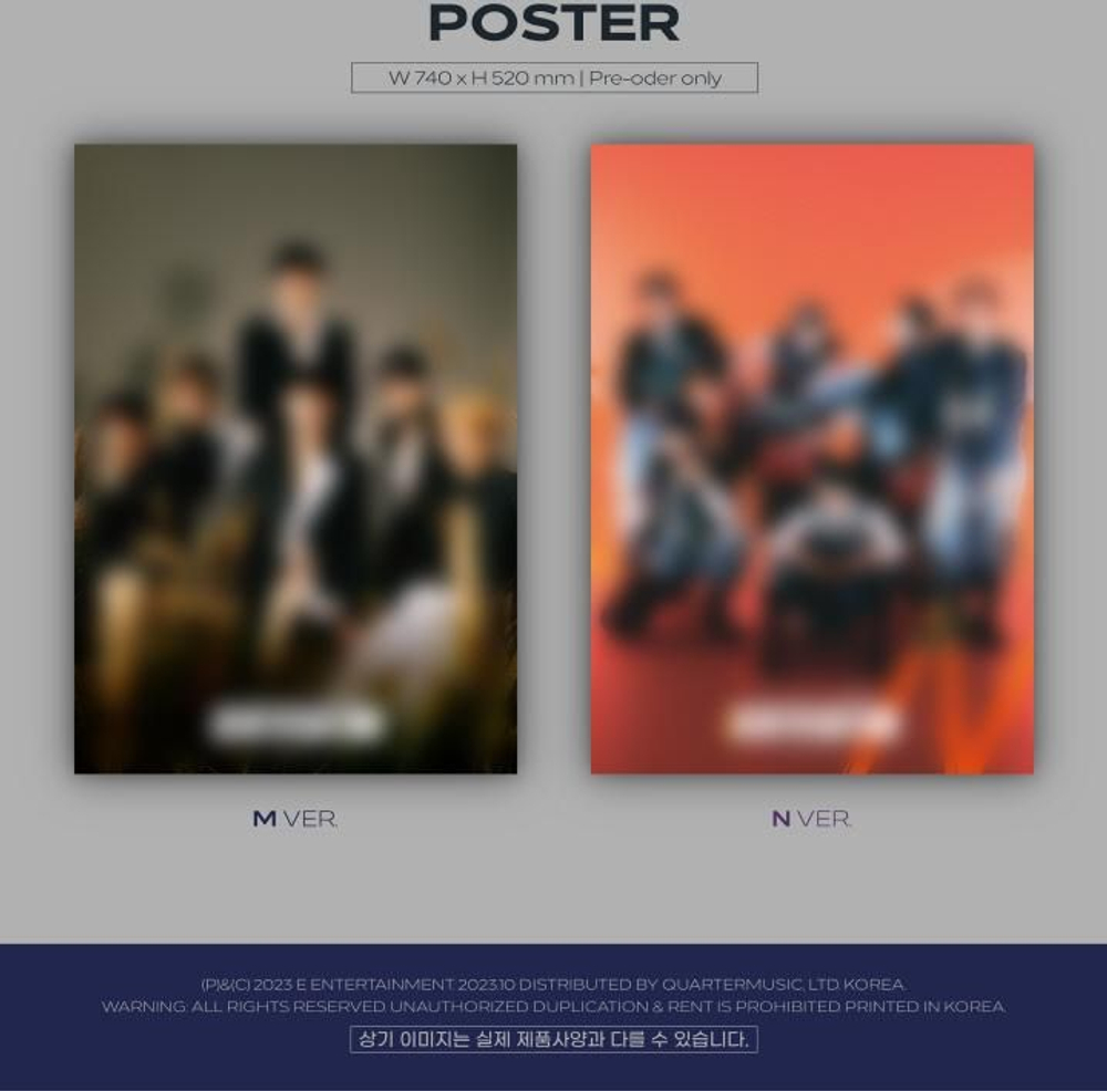 Альбом E'LAST - iDENTIFICATION 4th Mini Album 2 Version SET