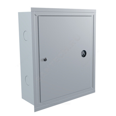 Шкаф пожарный встроенный закрытый ШПК 310 ВЗБ с замком белый Балтика Балтика-01