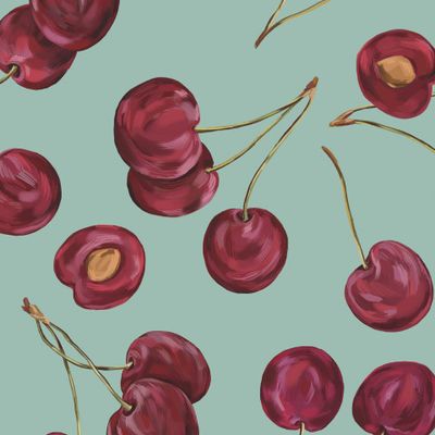 Спелая черешня (мятный)