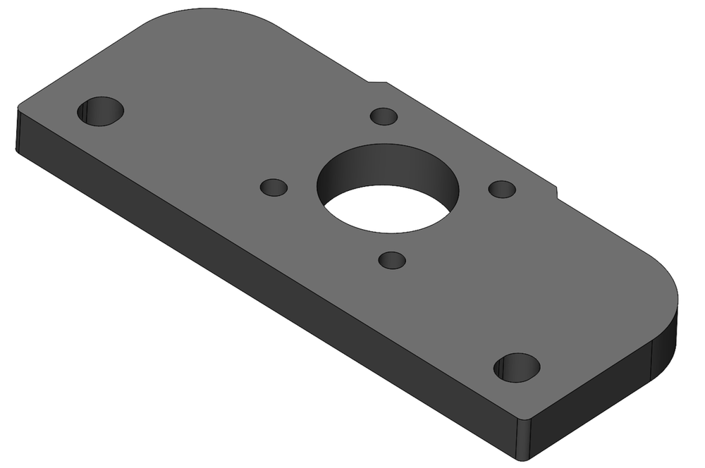 Нижняя пластина оси Z Restart/Master v2