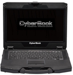 Ноутбук защищённый CyberBook S1174 14 ", Core i7, 8 Гб RAM, 256 Гб SSD, Iris Xe Graphics, Черный
