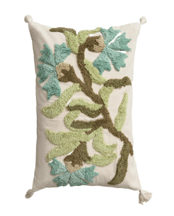 Zara Home наволочка декоративная из хлопка, бирюзовый, 40x60 см