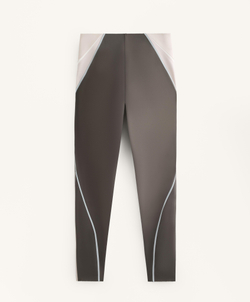 OYSHO Легинсы Compressive светоотражающие с высокой посадкой и длиной до щиколотки, угольный