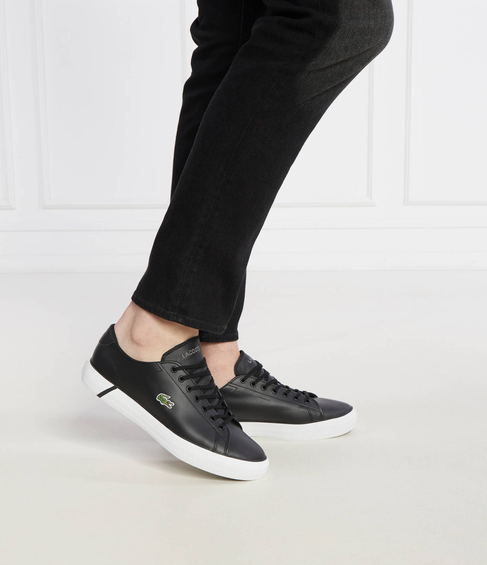 Кожаные кроссовки gripshot Lacoste - черный(741CMA0014)