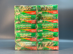 Фотопленки набор 10 пленок Fujicolor Superia на средний формат, просроченные