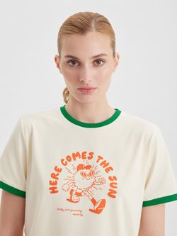 Женская футболка Here comes the sun - folly dot.