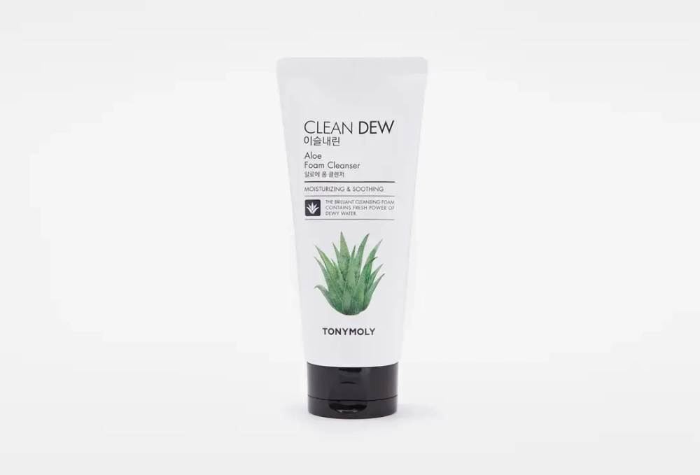 Tony Moly Пенка для умывания с экстрактом алоэ Clean Dew Aloe Foam Cleanser