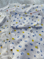 Боди-кофточка ажурная рибана" Ягодки" (малышеево) (Размер: 62)