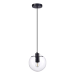 SL1056.403.01 Подвес ST-Luce Черный/Прозрачный E27 1*60W