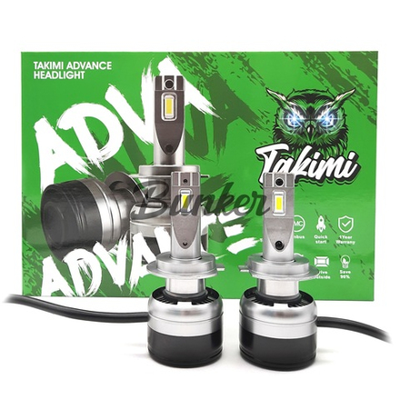Светодиодные автомобильные LED лампы TaKiMi Advance H7 6500K 12V