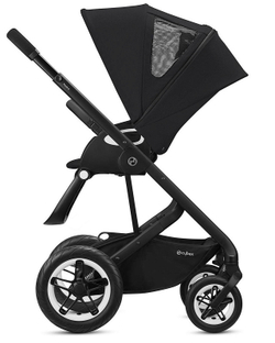 Коляска Cybex Talos S Lux BLK complete 2 в 1 Moon Black с дождевиками