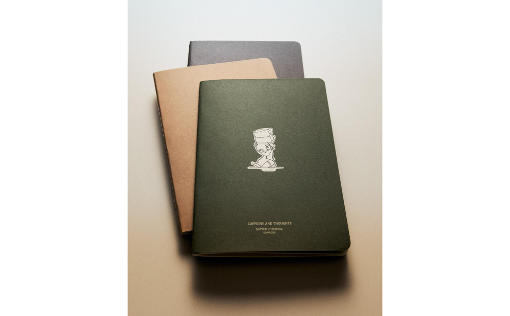 Блокнот Zara Home, зелёный, 6286/111