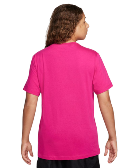 Мужская теннисная футболка Nike Sportswear Club T-Shirt - fireberry