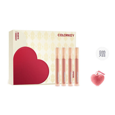 Набор декоративной косметики Color key Heartbeat Chapter Makeup Sets Velour Glossy Lip Матовыйe Complexion Moisturizing Soft Матовыйe
