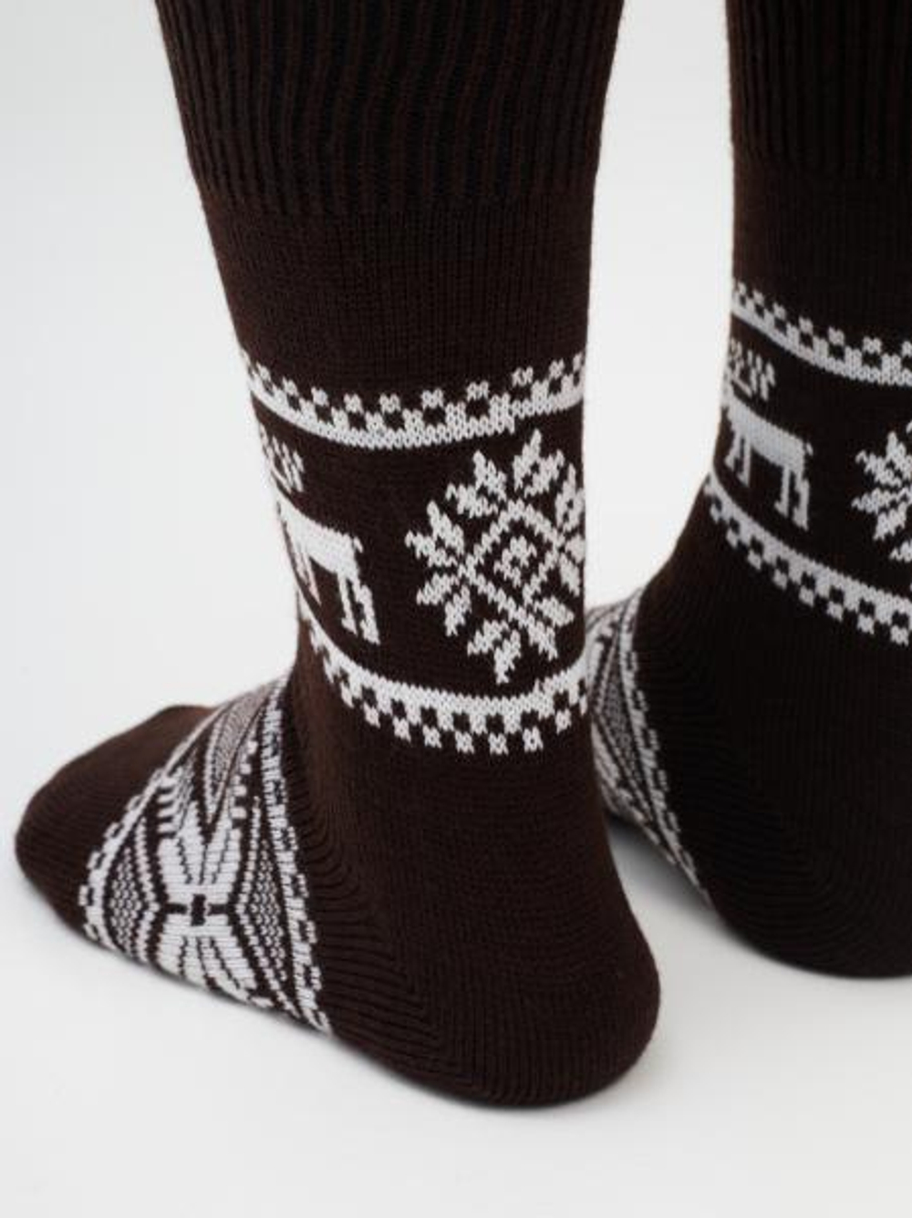 Носки мужские Н007-13 коричневые