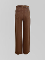 Джинсы Loloblues 18995 однотонные широкие со шнурком