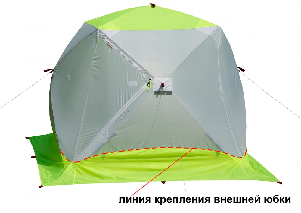 Зимняя палатка Лотос Куб 3 Классик ЭКО
