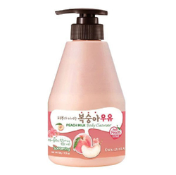 Welcos Kwailnara Peach Milk Body Cleanser гель для душа с экстрактом персика