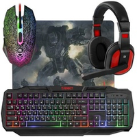 Комплект Defender Target MKP-350 клавиатура/мышь/гарнитура/коврик (52350)