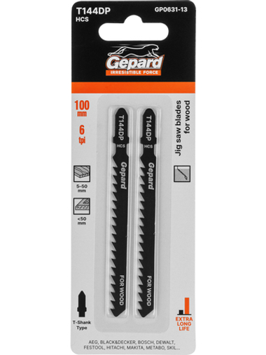 Пилка лобз. по дереву T144DP (2 шт.) GEPARD