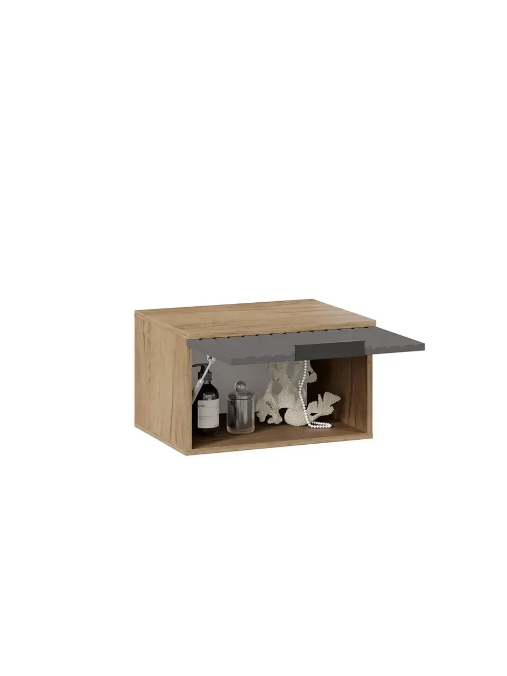 Прихожая с вешалкой Дуб Крафт золотой 145х43х226