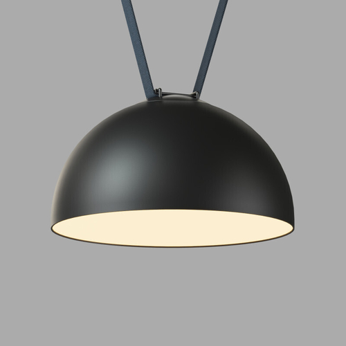 DK5563-BK Cветильник для трека-ремня Belty, серия Flow со светодиодом, D300*H171мм, 48V DC, 28W, RA90, 120°, 3000K, IP20, черный, алюминий