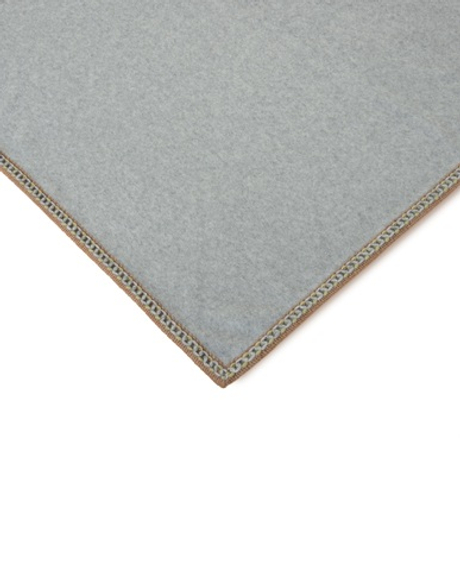 Плед 160х200 Frati Home Soft Bamboo Perla серый с тесьмой Coco