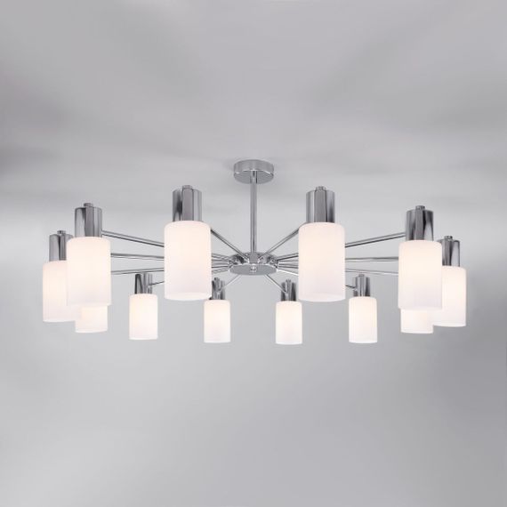 Потолочная люстра Eurosvet Vegga 70160/12 хром Smart