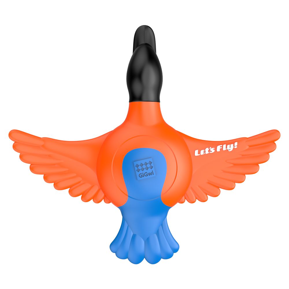 Gigwi LET&#39;s FLY! игрушка для собак утка с пищалкой 27 см