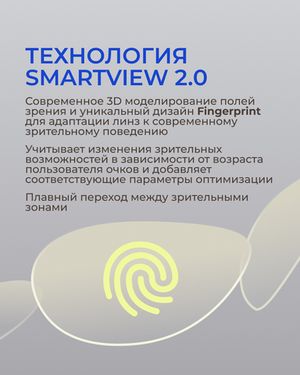 Прогрессивная линза Zeiss RX SmartLife Superb BlueGuard Gold UV 1.6