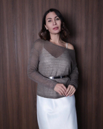 Паутинка «Нежное прикосновение» в сером