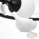 799097 Люстра CERAMO BW 9х6W(led) G9 ЧЕРНЫЙ/БЕЛЫЙ