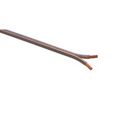 Акустический кабель ЭРА 2х0,75 мм2 прозрачный, 100м