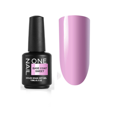 OneNail Base Coat Sweet - База каучуковая для гель-лака, 15мл
