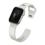 Спортивный ремешок Uniq Stride SE для Apple Watch 38, 40, 41 и 42 мм Водостойкий ремешок из фторэластомера с застёжкой pin-and-tuck из нержавеющей стали. На запястье обхватом 120–180 мм