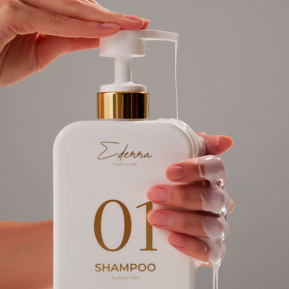 EDERRA Your Lab Шампунь б/су для волос восстановление, укрепление и увлажнение, для всех типов 600мл