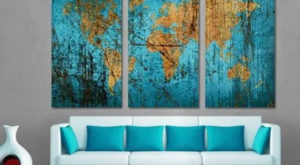 Как развешивать модульные картины?