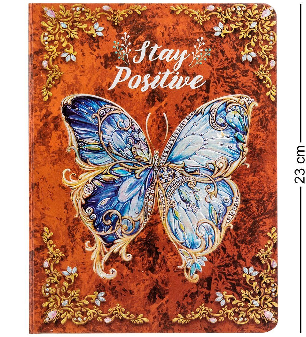 BM-03/2 Блокнот бол. «Бабочки» (3D твердая обложка)