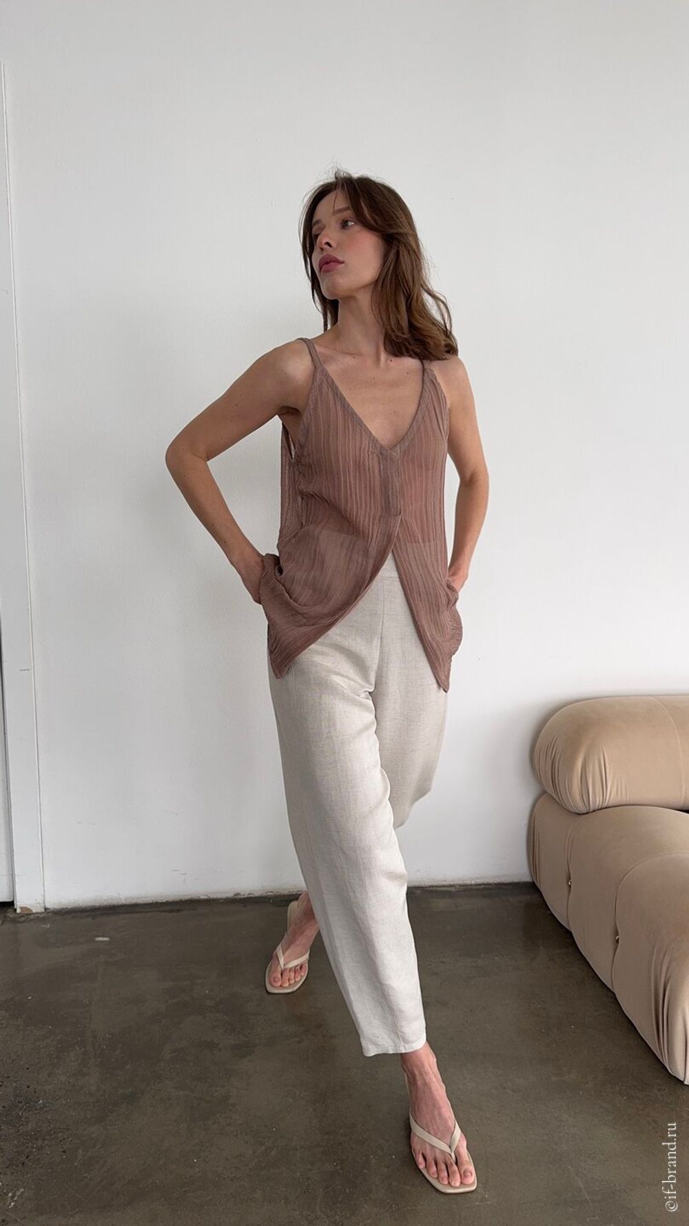 брюки TIERRY linen