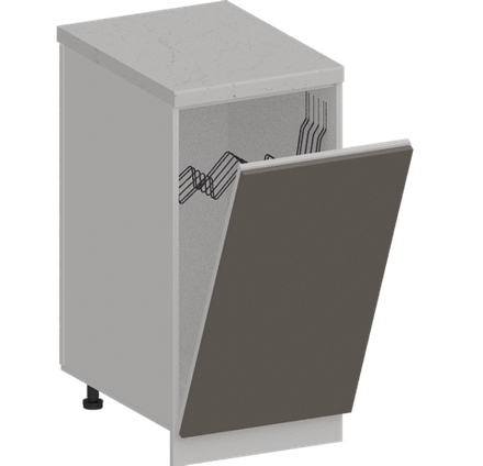 Кухня Модуль ШНВ 450 Белый / Грей Софт